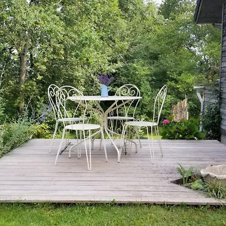Gite De La Tuillere, Maison Contemporaine En Bois Avec Vue Et Piscine Saint-Aulaire Exterior foto